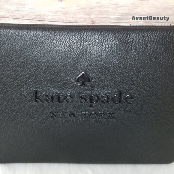 Sienne Logo Laptop Sleeve Black Kate Spade 15'' - Picture 3 of 11
